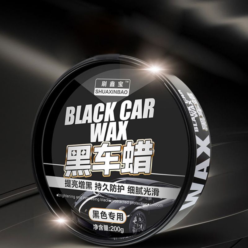 Auto Black Wax Care Waterproof Film Coating Hard Wax Paint Repair Scratch Portable Car Wax Polishing