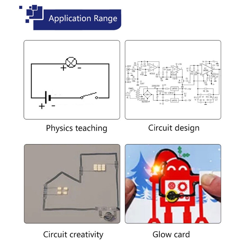 Portable Drawn Circuit Conductive Ink Pen for DIY Electronics Programming Projects Circuit Repair Conductive Paint Pen G32A