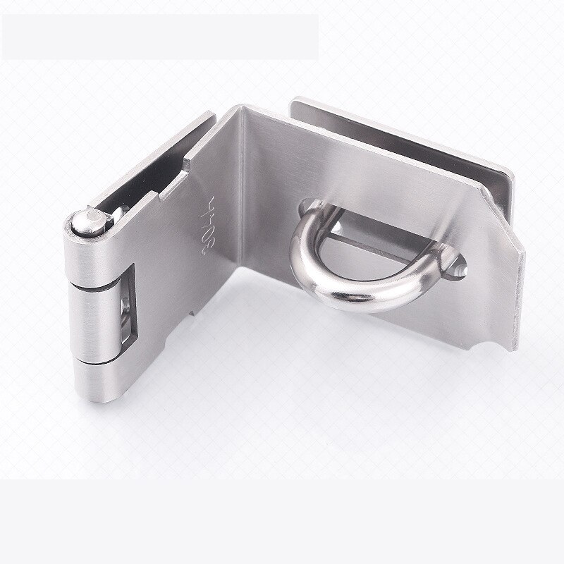 90 degree stainless steel right angle lock / hook lock / latch, for right angle door, thick 2mm, household hardware accessories