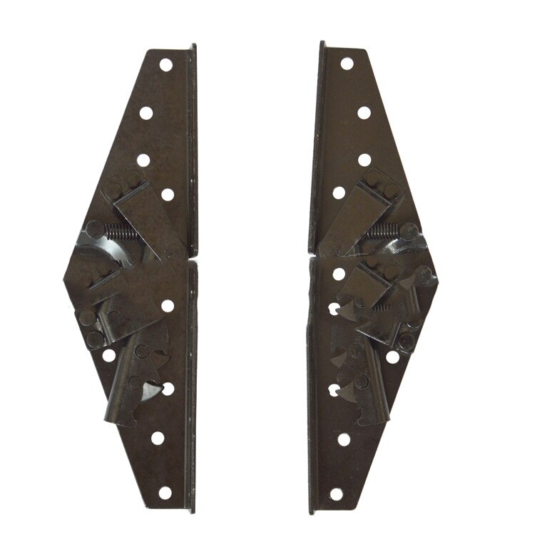 metal Steel Black Sofa Bed Bedding Furniture Adjustable 3-Position Angle Mechanism Hinge Hardware