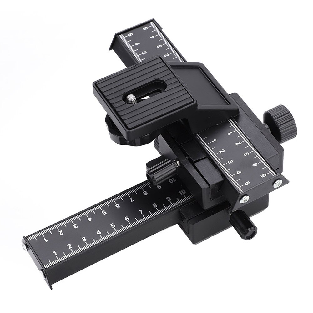 brand 4 Way Rail Slider Macro Focusing Rail Sliders Tripod Heads with Mounting Screw for Close-up Shooting camera accessories