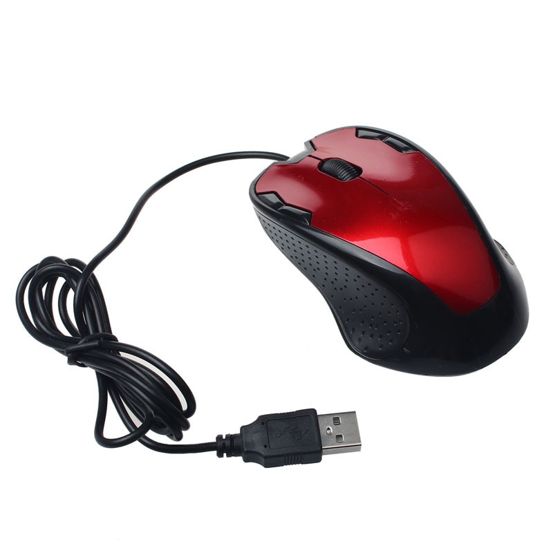 Luxury 1800 DPI USB Wired Optical Gaming Mice Computer Mouse For PC Laptop QF25
