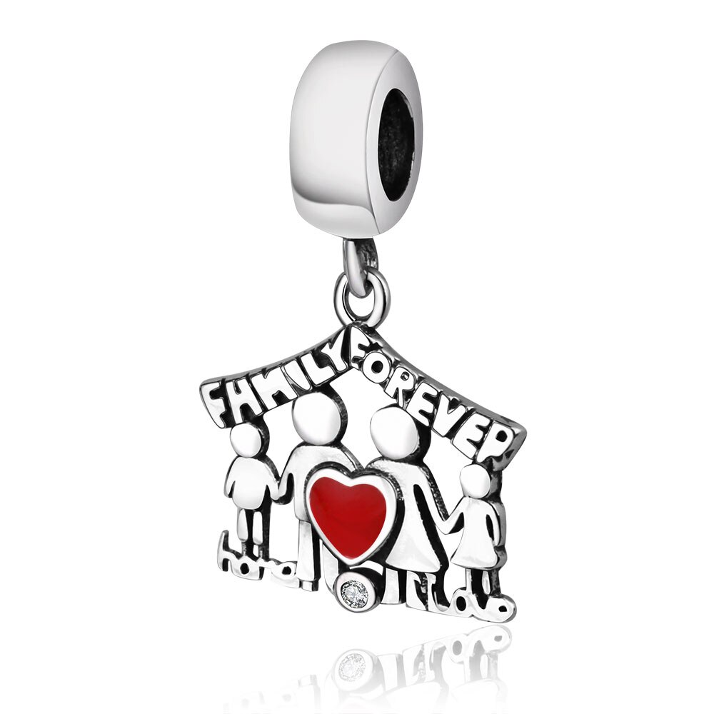 Fit Originale Fine Braccialetto di Fascino S925 Sterling Silver Beads Svegli Della Ragazza Del Ragazzo di Famiglia di Fascino Del Pendente Gioielli FAI DA TE Che Fanno Berloque: PSP0176