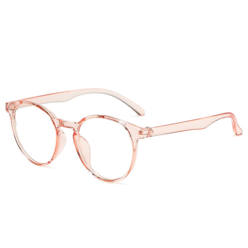 Seemfly blue light glasögon herr datorspelglasögon transparent optisk glasögonbåge dam anti blue ray glasögon unisex: Rosa