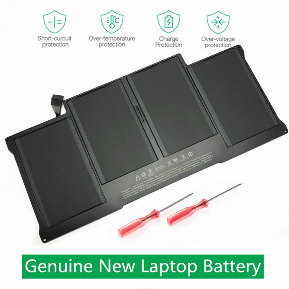 Original Laptop Battery A1496 For Apple MacBook Air 13" A1466 A1496 MD760LL/A MD761CH/A Replace A1405