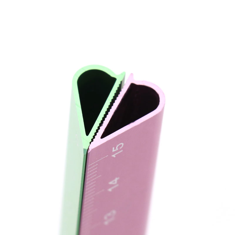 Tutu rustfrit stål metal lineal metrisk regel præcision dobbeltsidet måleværktøj 15cm h0105