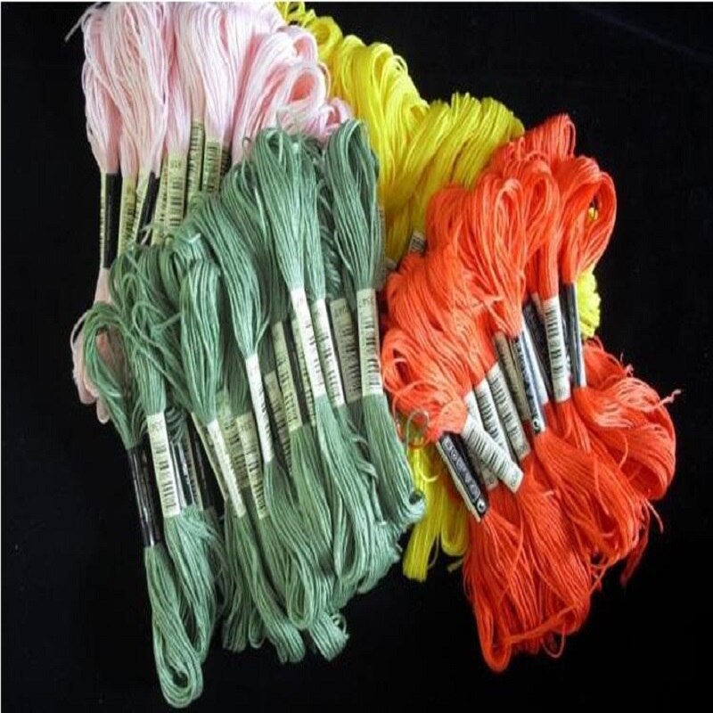 Multicolor Kruissteek Draden Katoen Naaien Strengen Borduurgaren Floss Streng Kit Diy Naaien Gereedschap 50/100Pcs