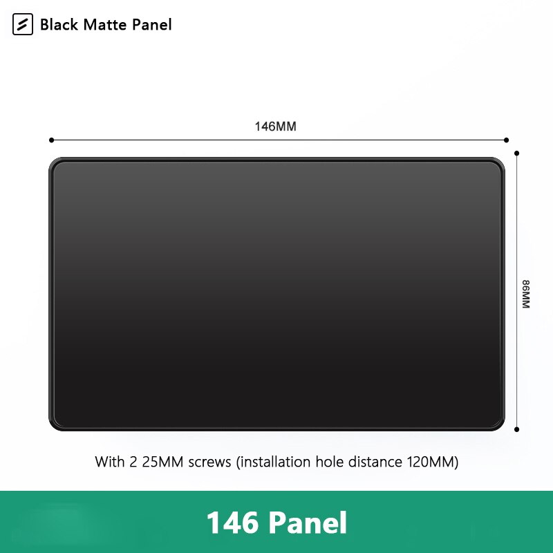 Atlectric Usb Wall Socket EU Standard Electrical Socketes Black Large Plastic Panel Multi-function Socket With Switch AC110-250V: 146PANEL