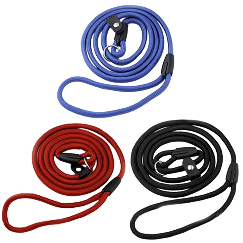 1 Pc Verstelbare Pet Dog Nylon Touw Training Leash Slip Tractie Kraag Lood Keten Nylon Hond Touw Training Dierbenodigdheden