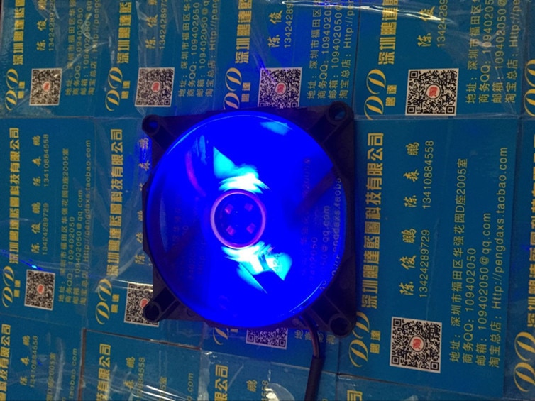 8015 80MM 8cm 80*80*15mm fan 5V Silent fan with Blue Led USB Connector