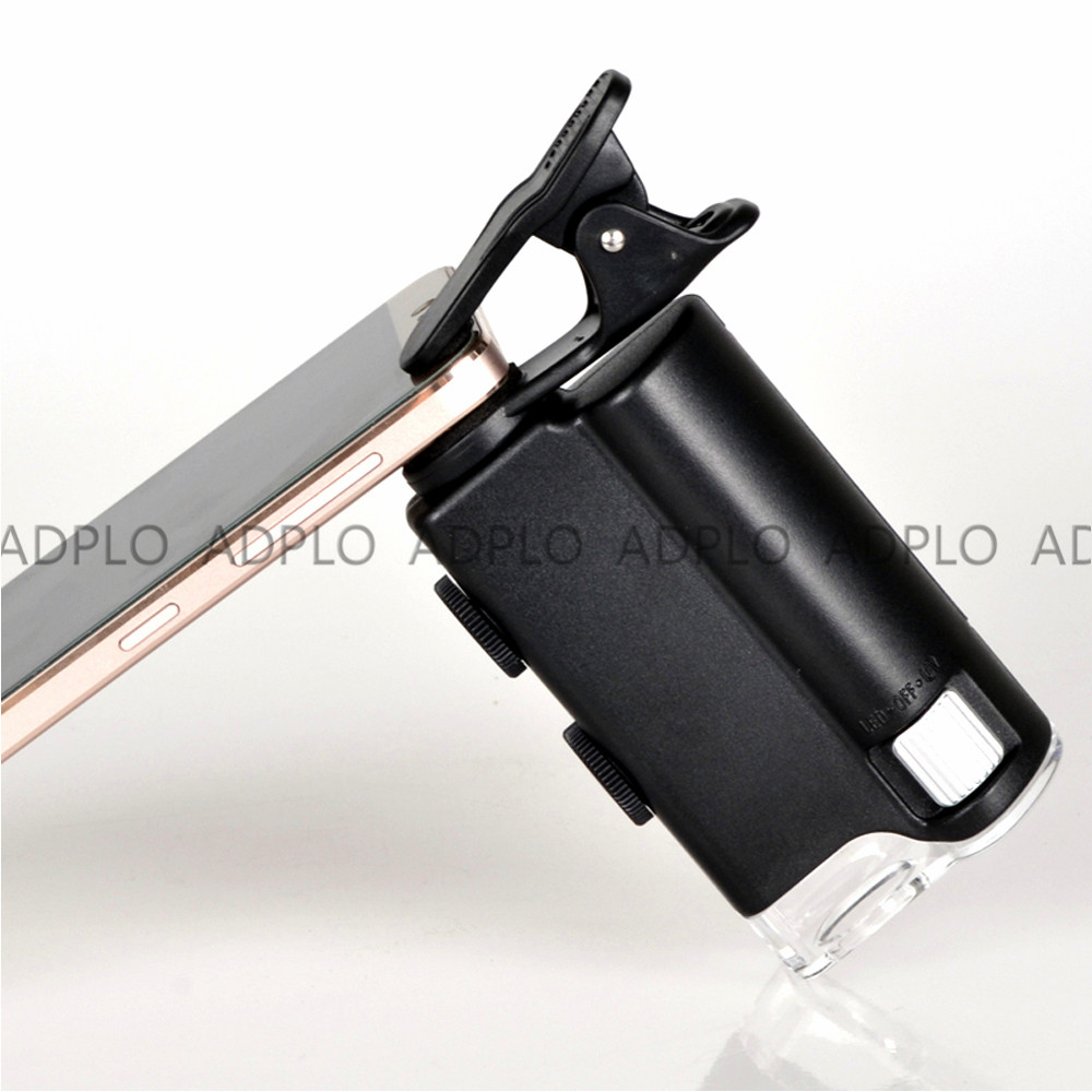 ADPLO 100X Zoomen LED Lupe Clip Mikroskop Anzug Für Tablette iPad LG praktisch PC iPhone