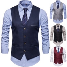 Vester til menn slank passe herre kjole Vest herre vester fritidssport baseball ermeløse formell virksomhet jakker Vest homme
