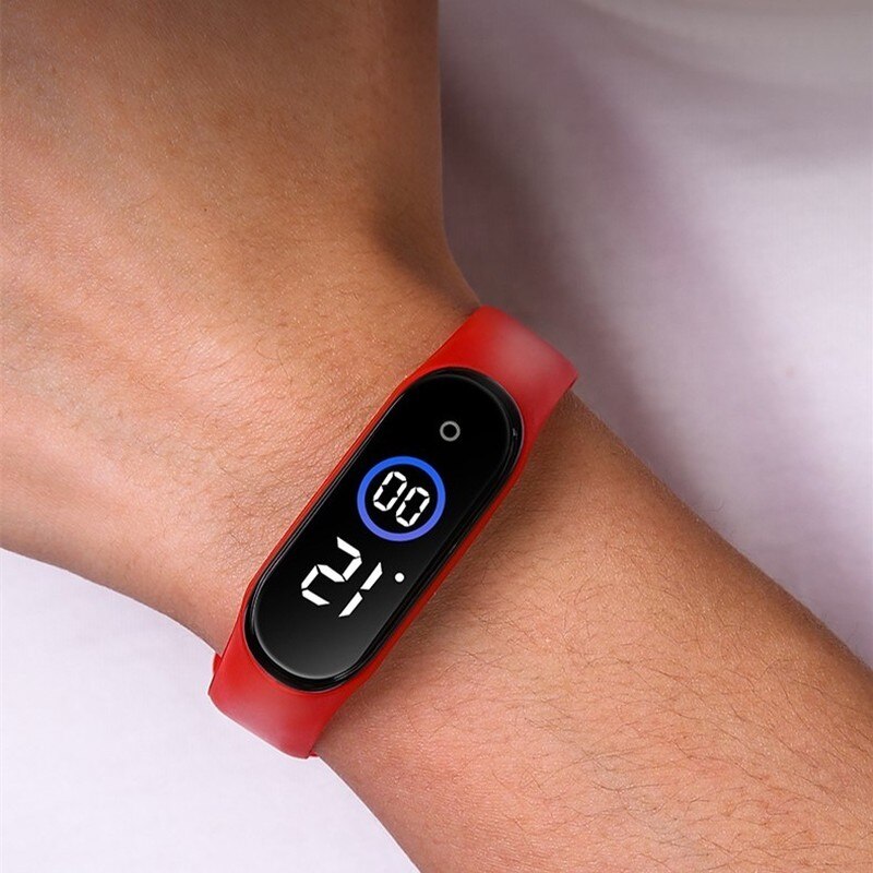 reloj deportivo Simple para hombres y mujeres, reloj Digital LED de , reloj electrónico de silicona, reloj de pareja, reloj para hombre