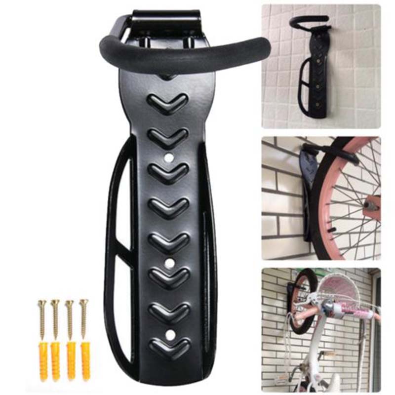 Cykel vægmonteret cykelholder holder mountainbike rack stativer bøjlekrog opbevaring cykel monteret rack stativer