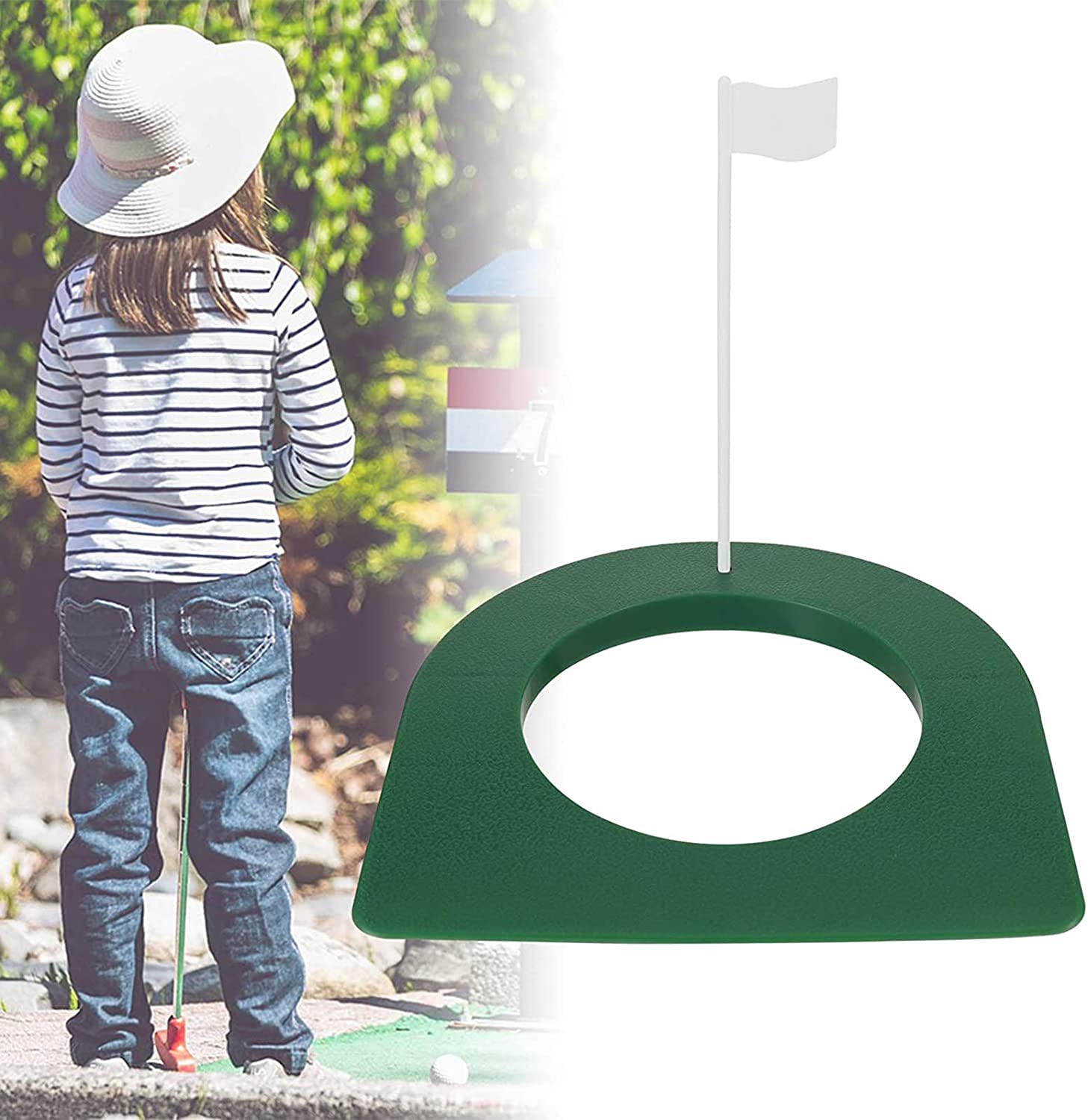 Automatic Training Tool Golf Putting Cup Plastic Practice Putter Set Ball Return Device Machine Indoor Outdoor: Type3