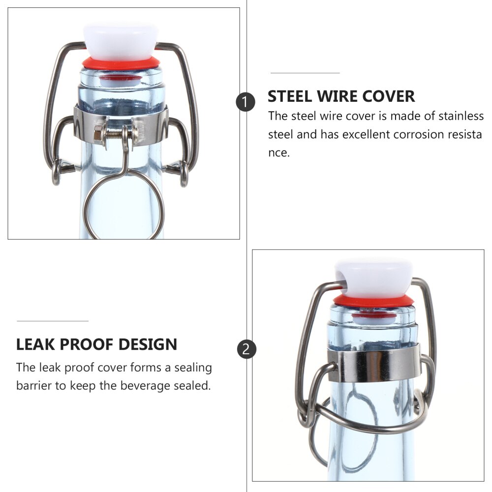 2pcs Champagne Bottle Stopper Portable Sealer Stopper Plug Stopper for Home Bar