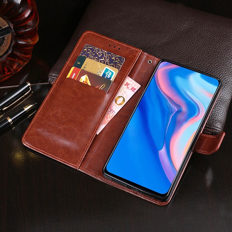 Funda abatible de cuero para Huawei P Smart Z, funda de negocios para teléfono Huawei P Smart Z, accesorios