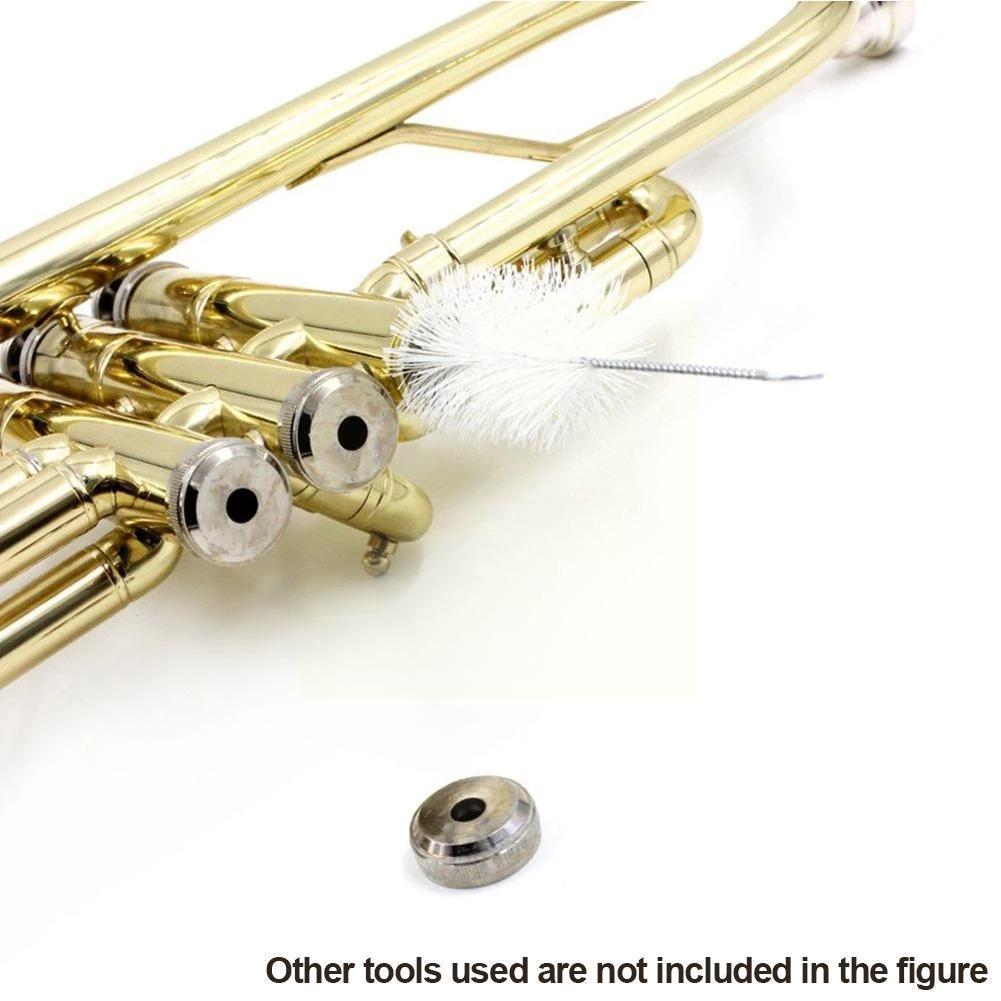 3pcs / Set For Trumpet Trombone Brass Bubble Nozzle Cleaner Brush Rod Cleaning Kit Wind Musical Instrument Accessorie K4n7