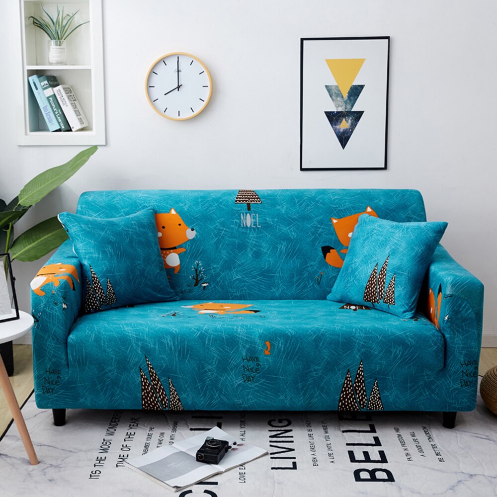 Stretch Slipcovers Sectional Elastic Sofa Cover for Living Room Couch Cover Pets Spandex Armchair Corner Cover 1/2/3/4 Seater
