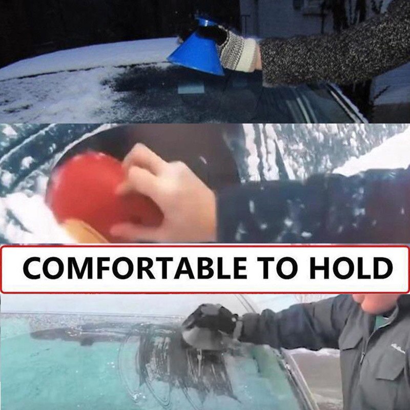 Auto Car Magic Window Windshield Car Ice Scraper Cone Shaped Funnel for Kia Rio 3 Ceed Cerato Sorento Mazda CX-5 6 Mini Cooper