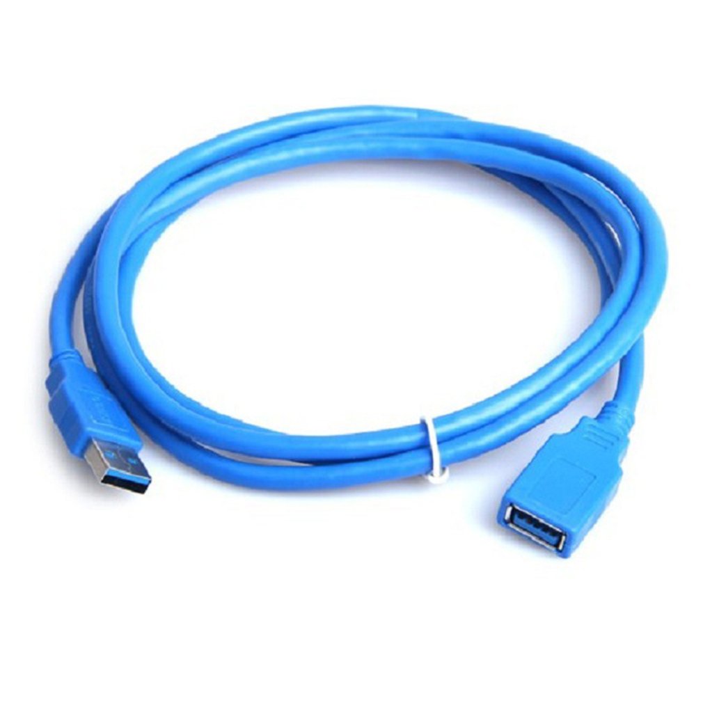 3FT Blue Usb 3.0 Type A Male Naar Een Vrouwelijke Super Speed Verlengkabel Converter Adapter Computer Aansluitkabel
