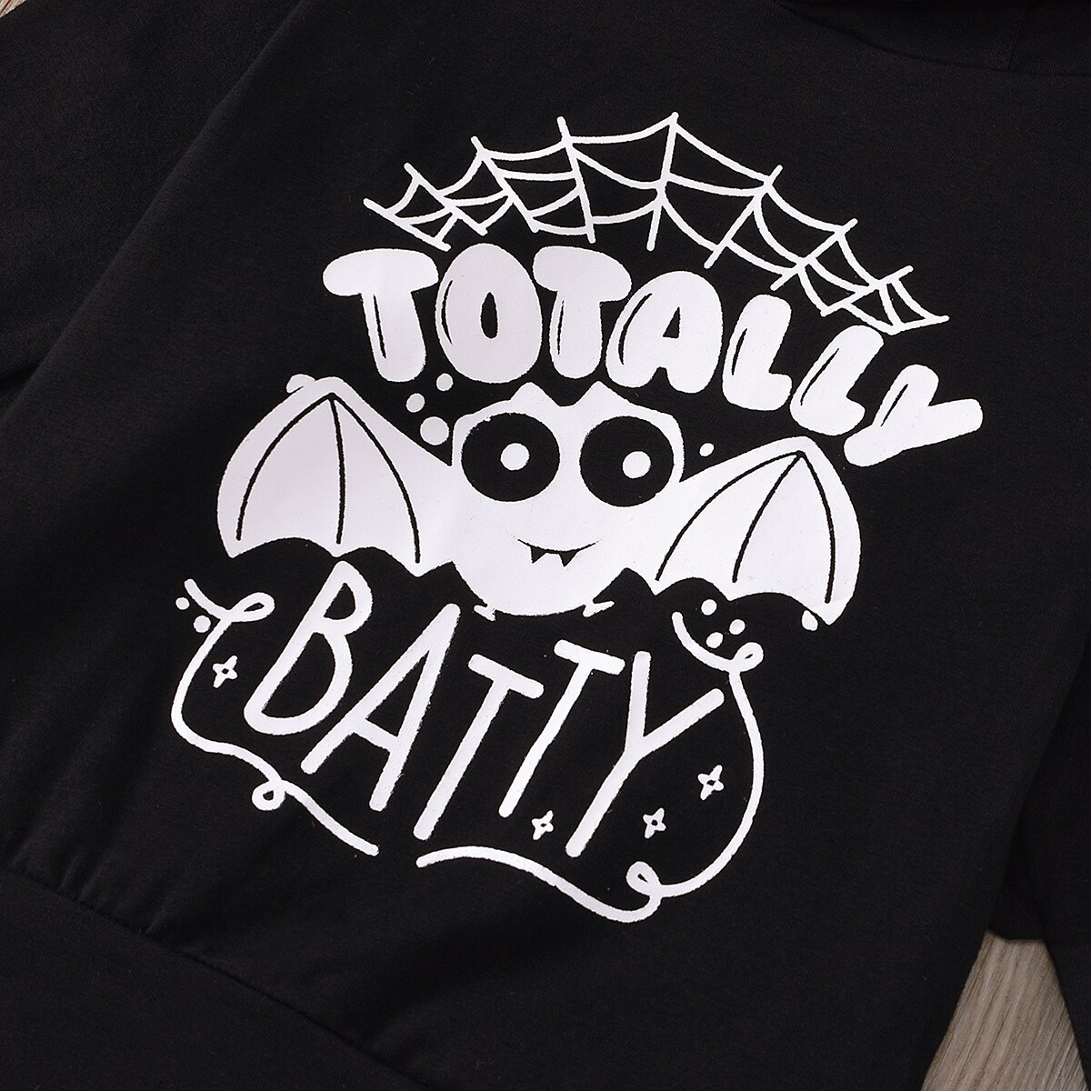 Nuovi Bambini Del Fumetto Pipistrello Lettera Felpata del Ragazzo di Autunno della Molla a maniche lunghe Caldo con Cappuccio Maglione Maglione 2-5 anni di