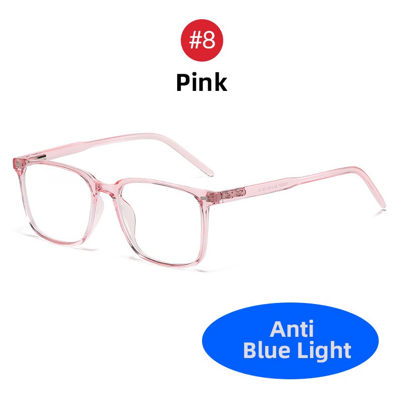 VIVIBEE 2025 Square Blue light Blocking Glasses Men TR90 Light Frame Anti Blue Ray Eyeglasses Women Classic Computer Eyewear: Silver