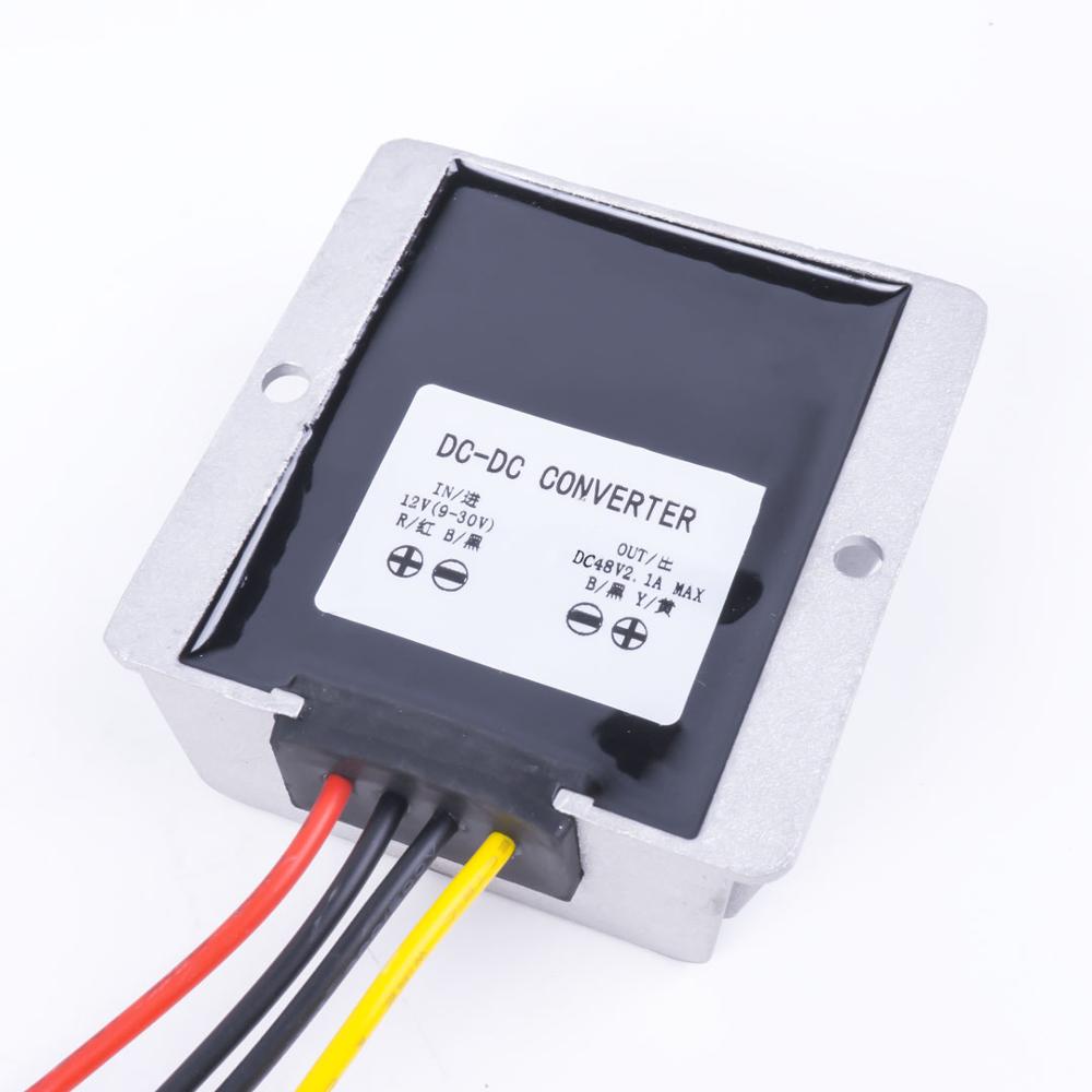 12V TO 48V 2.1A 5A 6A Step-Up DC DC Converter 12V TO 48V DC-DC Voltage Regulator, CE RoHS Compliant for Automotive Solar: 12V TO 48V 2.1A