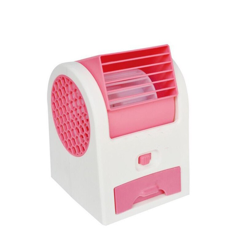 Mini Dual-port Air-conditioning Fragrance Fan USB Battery Dual-use Perfume Seat Fan Summer Home Essentials: Pink