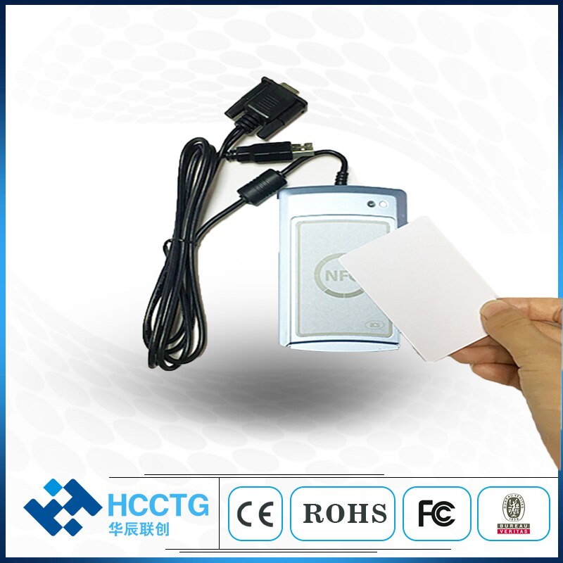 RS232 Contactless RFID 13.56mhz Smart Card NFC Reader with ISO 7816 SAM Slot ACR122S
