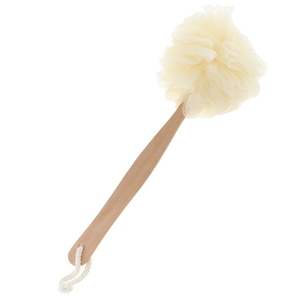 2Pcs Long Handle Bath Sponge, Exfoliating Bath &amp; Shower Brush, Back Scrubber for Skin Gentle Massage for Elderly Women Men