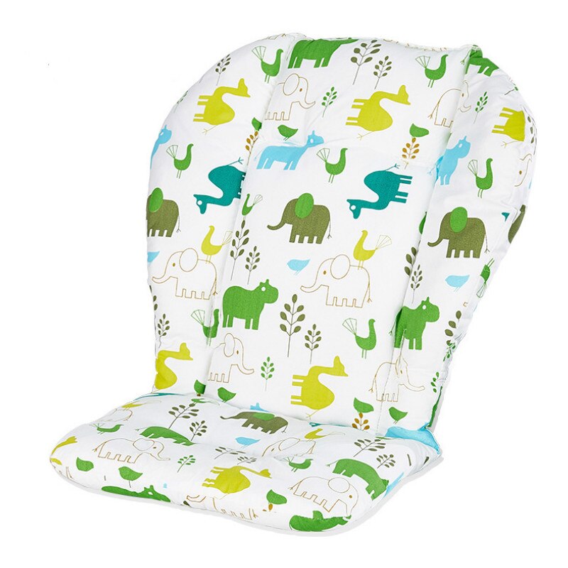 Baby bilsædemåtte bærbar babystolepudestol enkel babystole spisestuestol fortykningssvamp børnevognssæder: Elefant