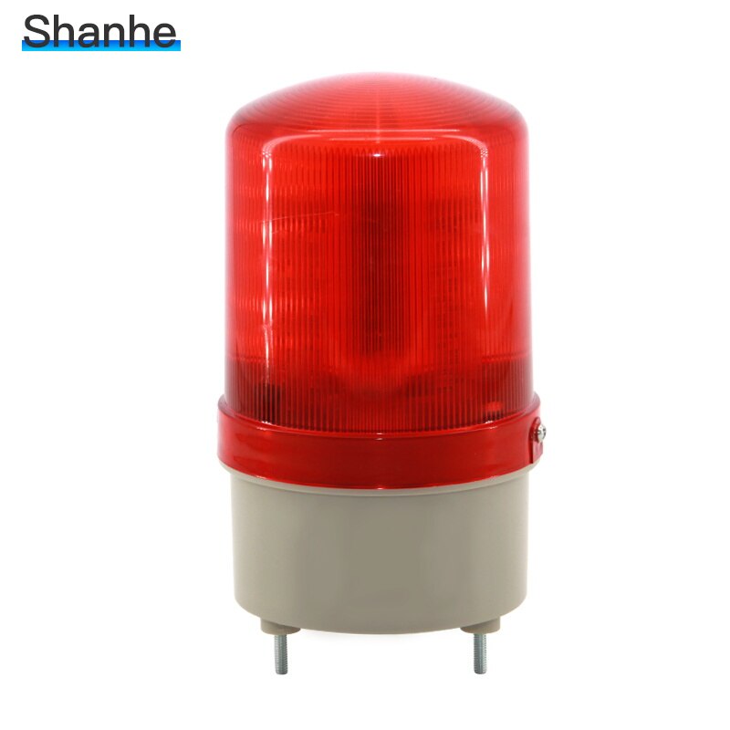 LED-1101 Avec voix Rotatif rotatif LED stroboscope Lampe D&#39;alarme sirène de lumière jaune bleu rouge vert LED avertissement lumière 12V 24V 110V 220V