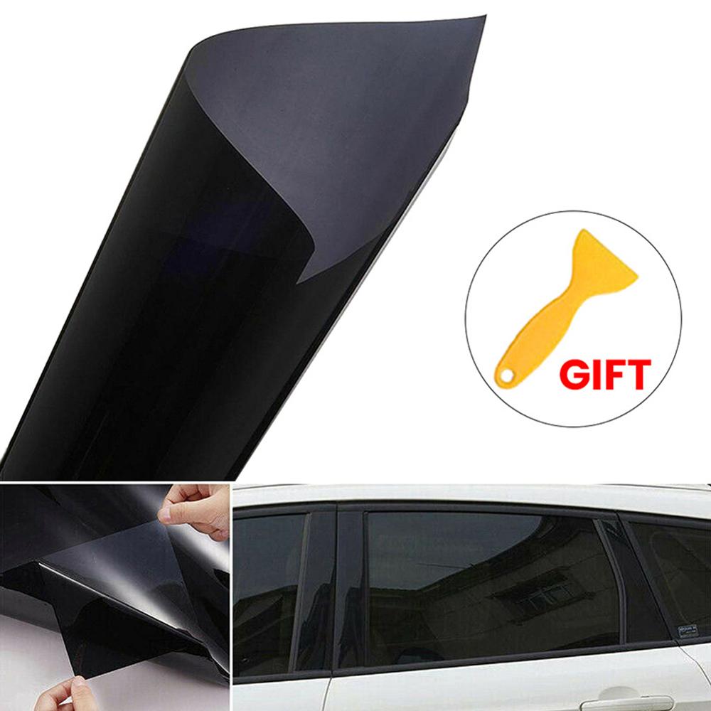1 Pc 5% Vlt Raam Verven Film Voor Auto Glas Zonnescherm Sticker Zon Solar Bescherming Elektrische Toning Folie Auto Accessoires
