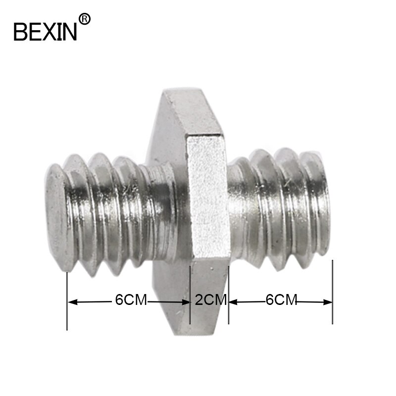 Accessoires caméra 1/4 à 1/4 vis métallique filetée caméra vis adaptateur montage vis de dégagement rapide pour la plaque de tir de la caméra