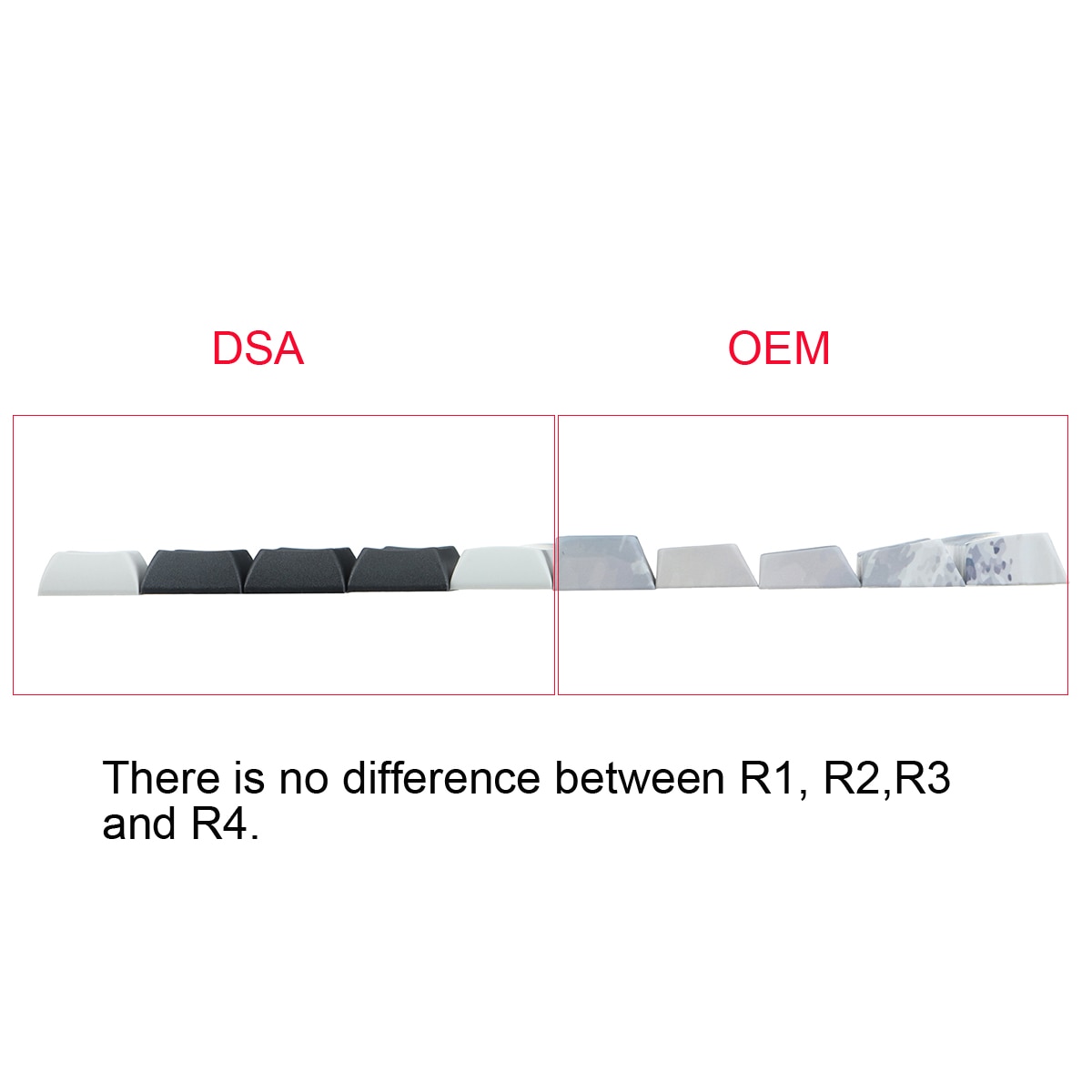 FEKER 61 Keys 104 Keys PBT Sublimation Keycaps Thermal Sublimation Process DSA Height