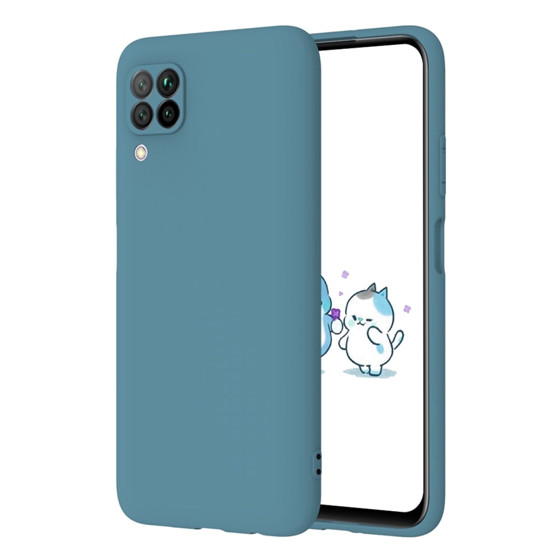 Soft Silicone Case For huawei p40 lite Case Candy Color TPU Back Cover For Hawei Coque Huawei Nova 6se Nova6 SE 5G Cover Etui: For Huawei Nova 6se / Blue