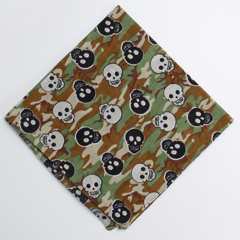 Camouflage Bandanas Cotton Headwear Women Scarves Headband Men Camping Mask Gaiters Braga Cuello Hiking Scarves