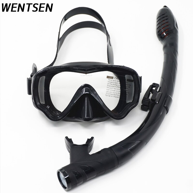 2022 Diving mask Diving Equipment kids full face mask for children boy and girls underwater Snorkeling goglese kit: All back
