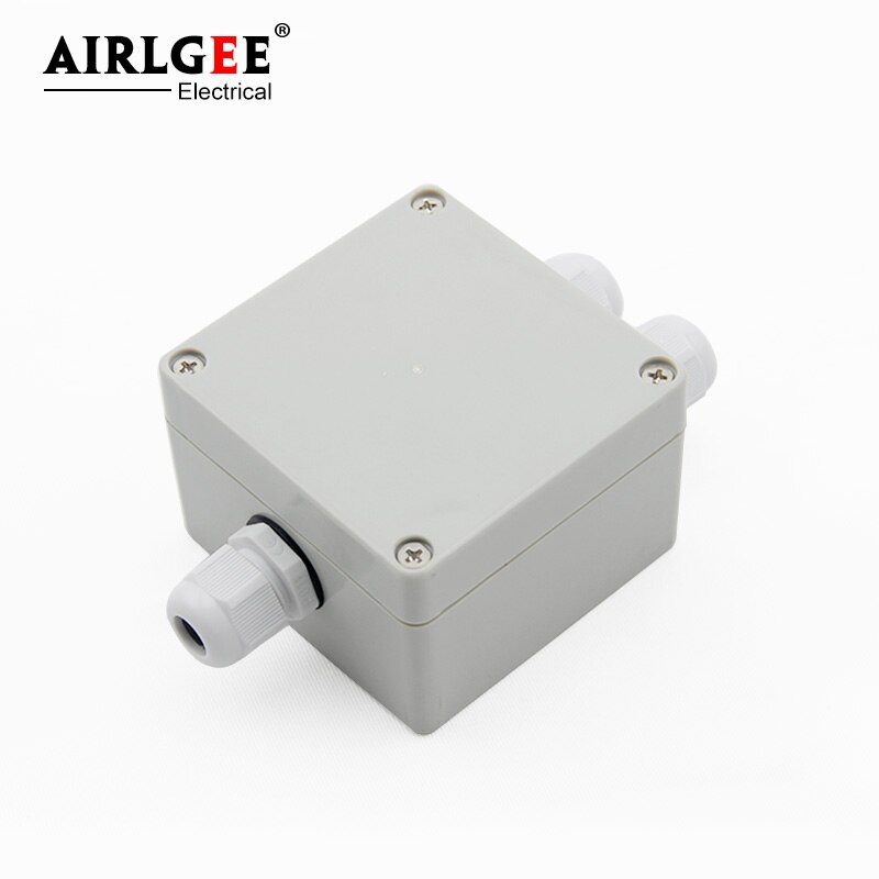 83*81*56mm 1 Inlet 2 Outlet 6P terminal junction box cable box ABS power control box sealed box nylon connector