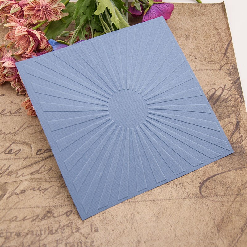 Sol solskin prægning mapper plast skabelon stencil til diy scrapbooking gør fotoalbum papir kort håndværk indretning forsyninger