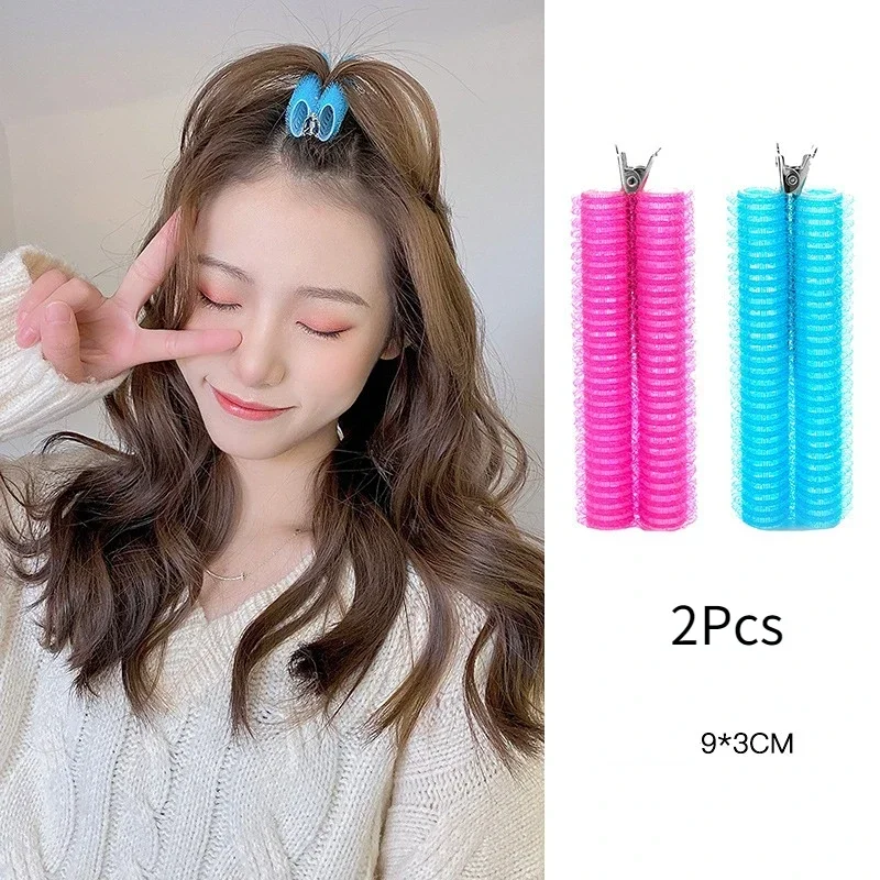 Heatless Hair Rollers Curlers Bangs Hair Root Volume Clip Fluffy Clips Portable Korean Hair Accessories for Women