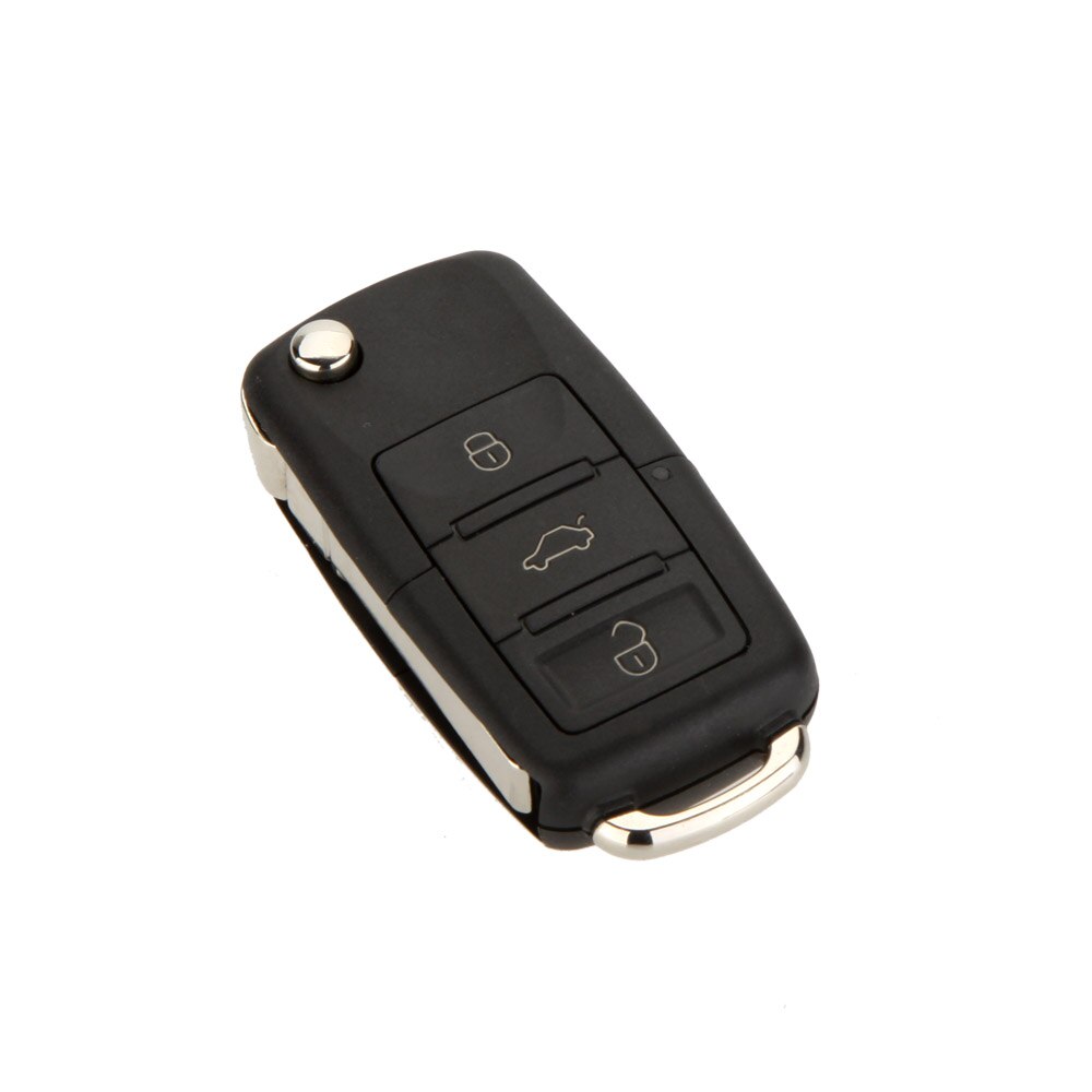 3 Button Replacement Car Remote Key Case Fob Shell Flip Blade for VW Jetta Polo Passat Bora Touran Car Accessories