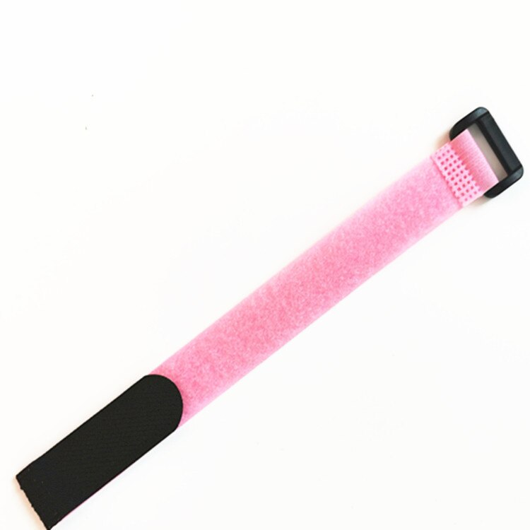 5 stücke 2*15cm umkehren schnalle Klett umreifung fahrrad schnalle Klett umreifung draht bindung Gurt: Rosa