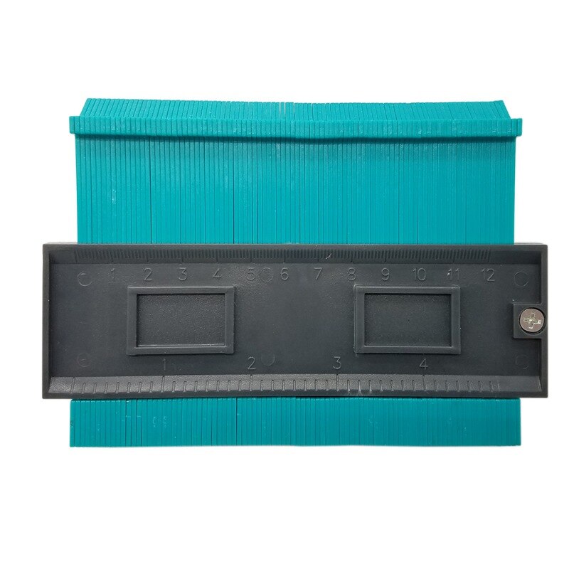 Wielofunkcyjne narzędzia robić obróbki drewna plastikowy kształt kontur duplikator profil miernik dachówka płytki laminowane kształtowanie krawędzi: Niebieski