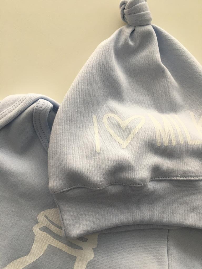 The Zibin-Gorro con estampado de leche para bebé