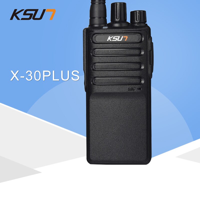 KSUN X-30PLUS Draagbare Radio Walkie Talkie 5W 16CH UHF Twee Manier Radio Interphone Transceiver Mobile