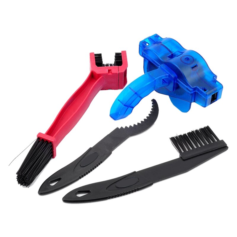 Bicycle and Motorcycle Chain Cleaner Tool,Cleaning Brush Maintenance Kit,Gear Chain Cleaner Tool Set: Default Title