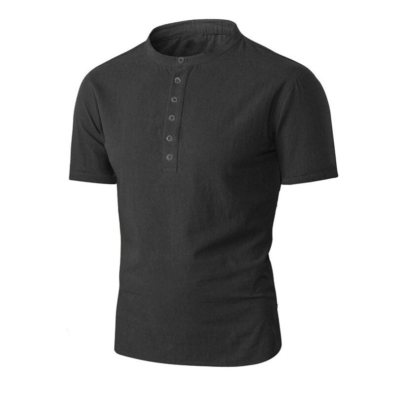 Mannen Korte Mouw Zomer Effen Kleur Mannen Shirt Jeugd Casual Mannen Shirt