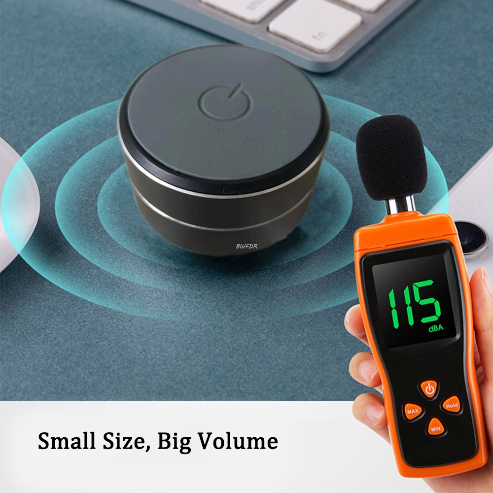 Mini Bone Conduction Speaker Vibration Stereo Audio Digital TWS Wireless Bluetooth Speakers Portable Metal Speaker